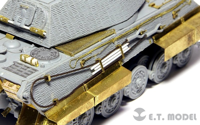 ET Model E72-020 WWII German KING TIGER (Porsche Turret) For DRAGON 7254 1/72 – imagen 6