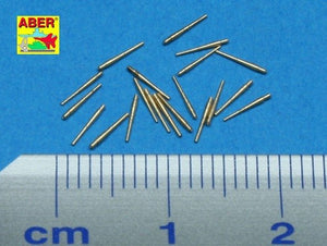 Aber 1/700L-21 Set of 20 pcs 102 mm universal barrels for Royal Navy ships 1/700 – immagine 2
