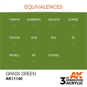 AK Interactive AK11140 GRASS GREEN – STANDARD 17ml – image 3