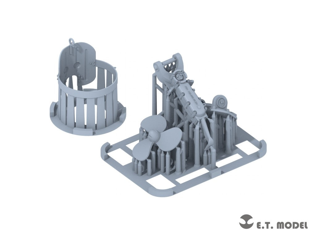 ET Model P35-261 WWII German Schwimmwagen Type166 Propeller Set ( 3D Print ) For TAMIYA Kit 1/35 – obrázek 6