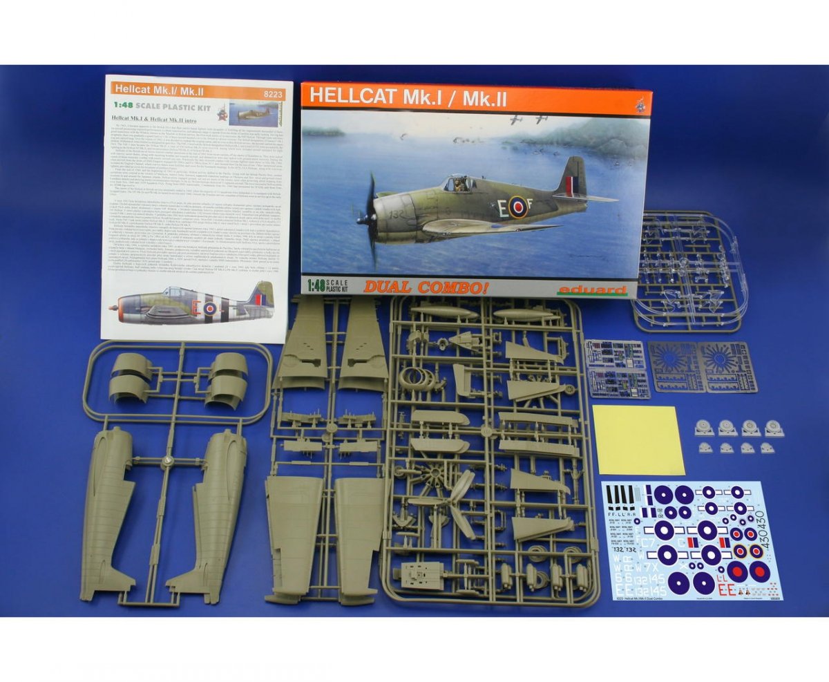 Eduard 8223 HELLCAT Mk. I/Mk. II DUAL COMBO 1/48 – Bild 2