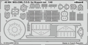 Eduard 48984 MiG-23ML FOD for Brassin set 1/48 EDUARD