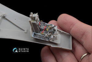 Quinta Studio QD48035 F-16С 3D-Printed &amp;amp; colored Interior on decal paper (for Hasegawa kit) 1/48 – immagine 3