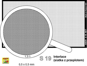 Aber S-19 Net with interlaced mesh 0.5 x 0.5 mm – Bild 2
