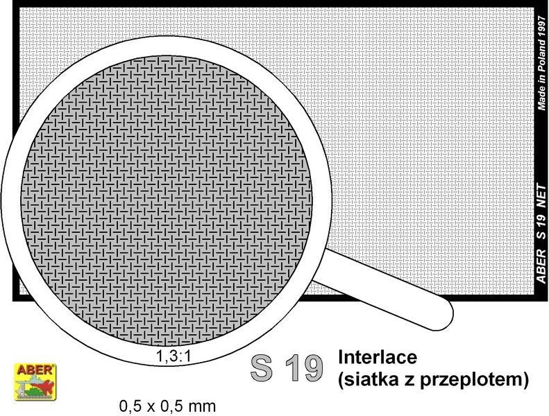 Aber S-19 Net with interlaced mesh 0.5 x 0.5 mm – Bild 2