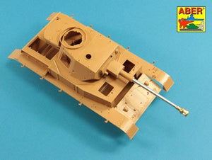 Aber 35L-237 75mm KwK40L/48 barrel with middle model muzzle brake for Germ.Pz.Kpfw.VI, Ausf.H 1/35 – image 6