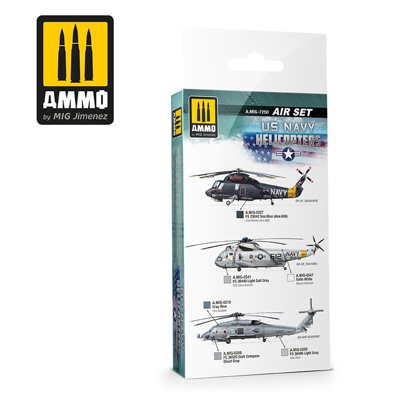 AMMO of Mig Jimenez 7250 US NAVY Helicopters Set 6x17ml – image 2