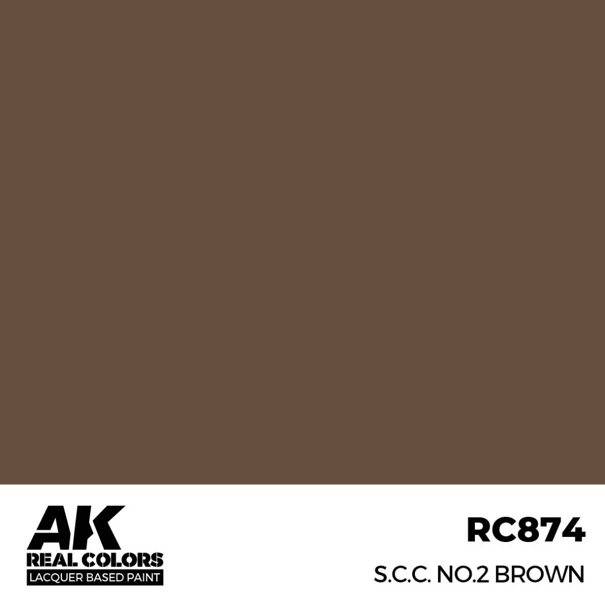 AK Interactive RC874 SCC n° 2 Brun 17 ml