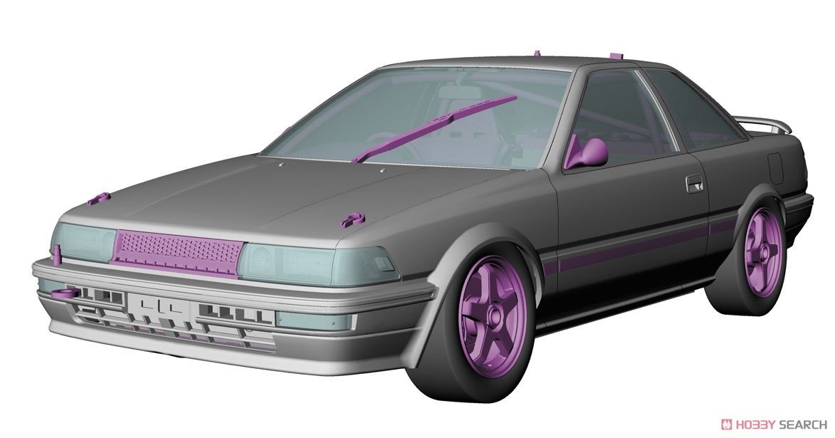 Hasegawa HC37 ADVAN Corolla Levin AE92 1989 Inter TEC 1/24 – obrázek 5