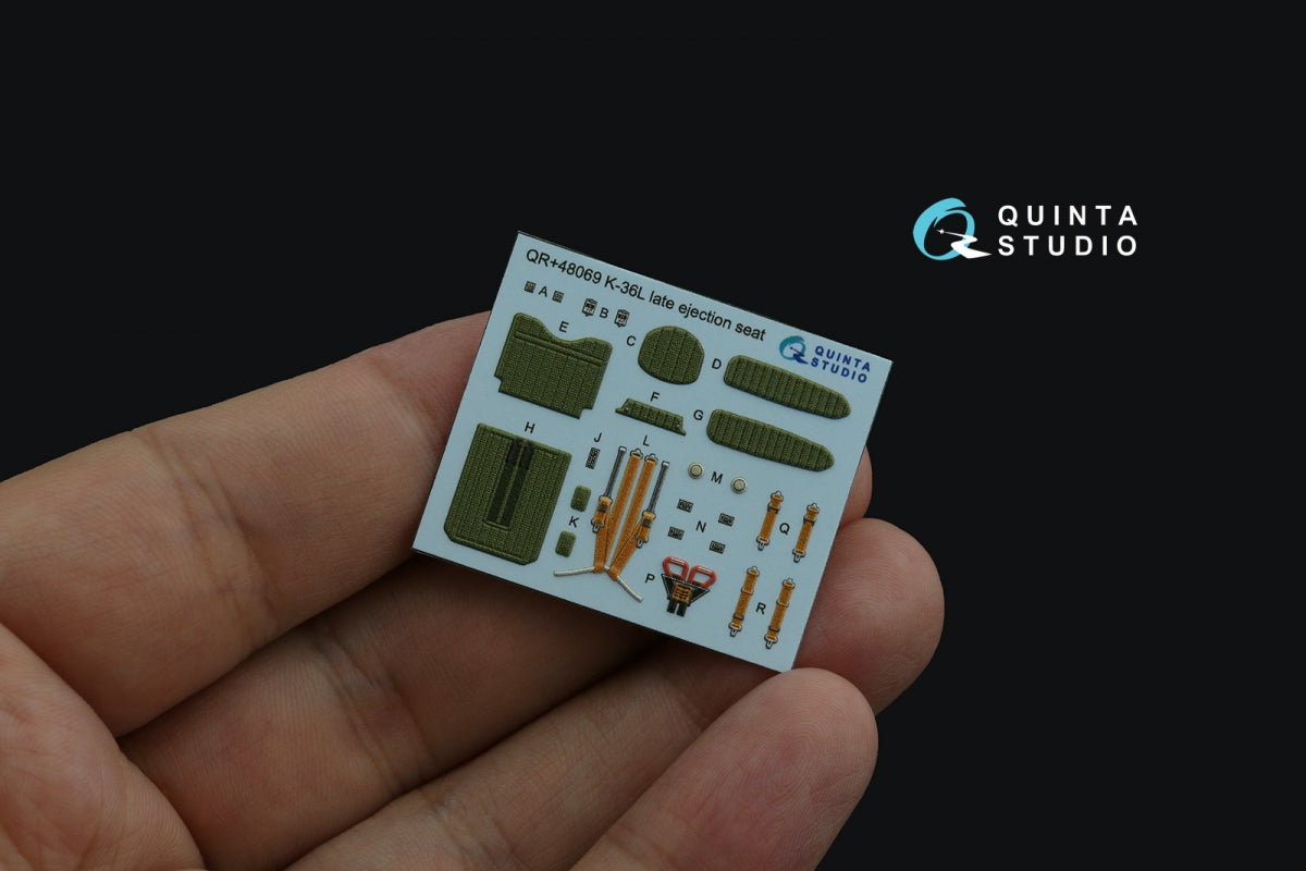 Quinta Studio QR+48069 K-36L (late) ejection seat (for Su-25/Su-25SM aircraft since 2008) (All kits) 1/48 – Bild 3