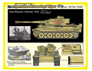 Dragon 6328 WWII German Pz.Kpfw.VI Tiger I Early Production 501 abt Operation Ochsenkopf 1/35 – obrázek 8