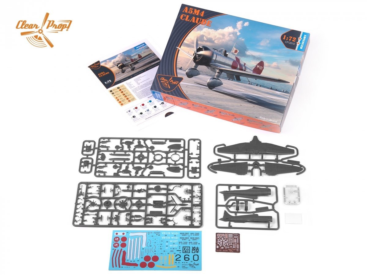 Clear Prop! CP72010 A5M4 Claude ADVANCED KIT 1/72 – Bild 3