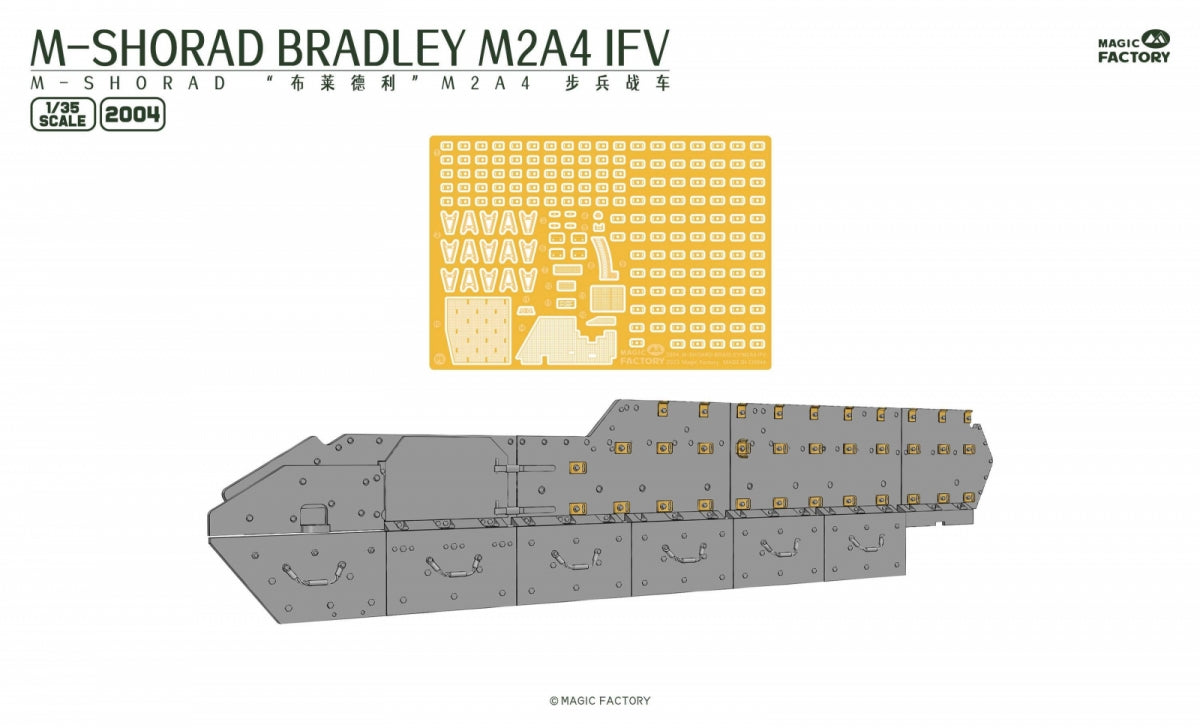 Magic Factory 2004 M-SHORAD Bradley M2A4 IFV 3-in-1 1/35 – obrázek 7