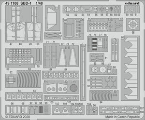 Eduard 491108 SBD-1 1/48 ACADEMY – immagine 2