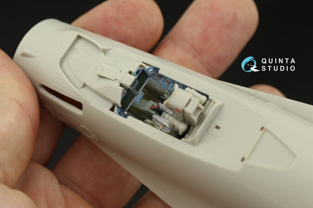 Quinta Studio QD48234 Su-35S 3D-Printed &amp;amp; colored Interior on decal paper (KittyHawk) 1/48 – Bild 9