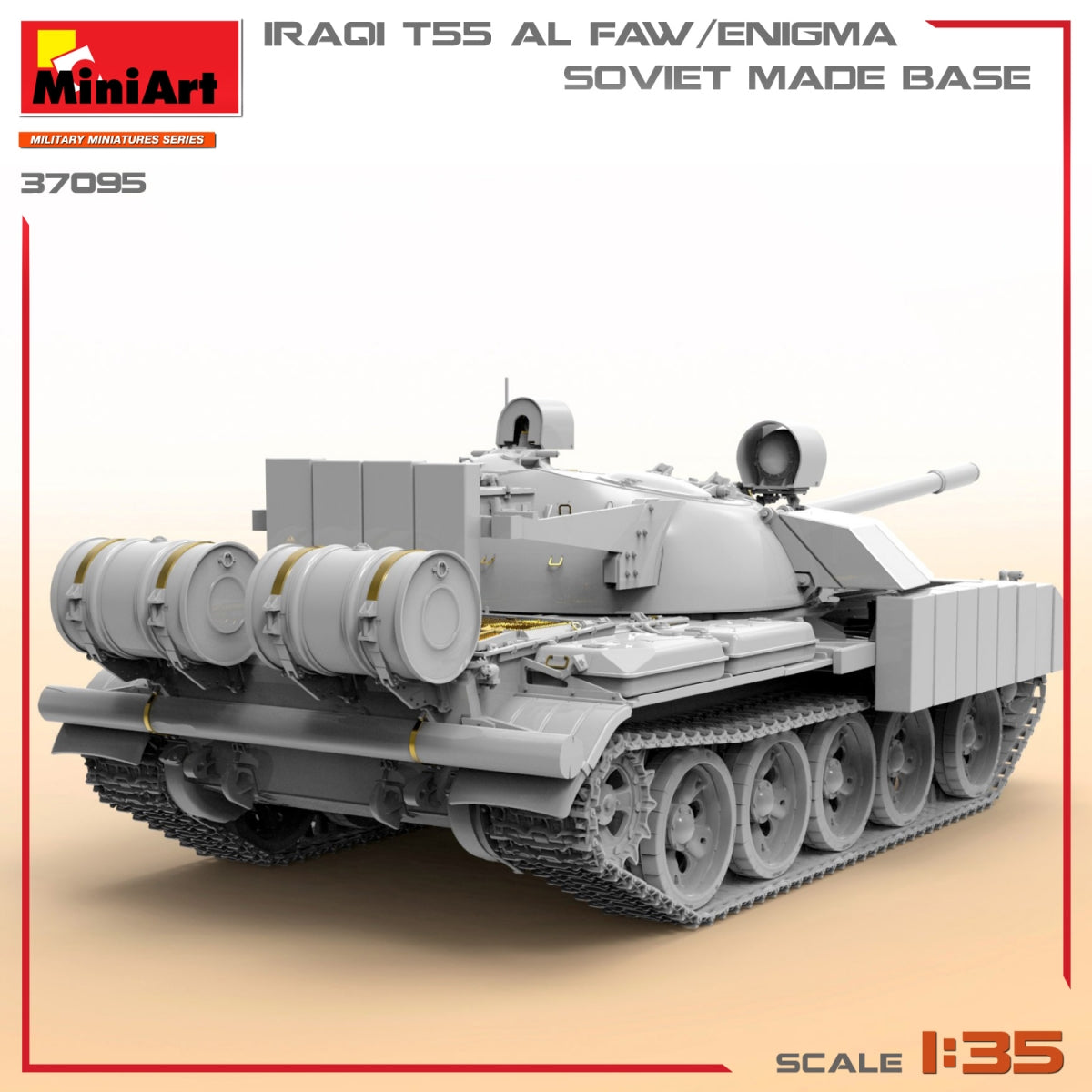 MiniArt 37095 IRAQI T-55 AL FAW/ENIGMA. SOVIET MADE BASE 1/35 – Bild 6