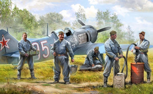 Zvezda 6187 Soviet Air Force Ground Crew 1/72