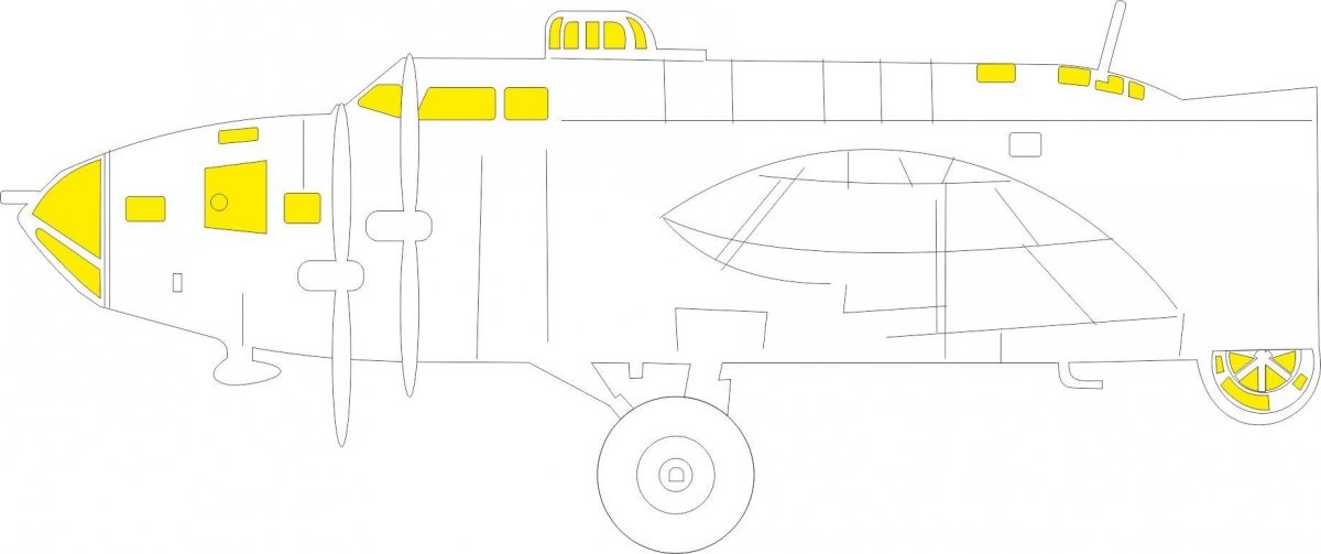 Eduard 644114 B-17F LööKplus HKM 1/48 – obrázek 3