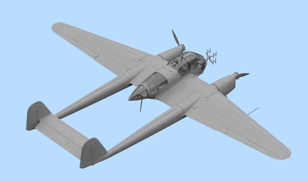 ICM 72293 FW 189A-1, WWII German Night Fighter 1/72 – Bild 3