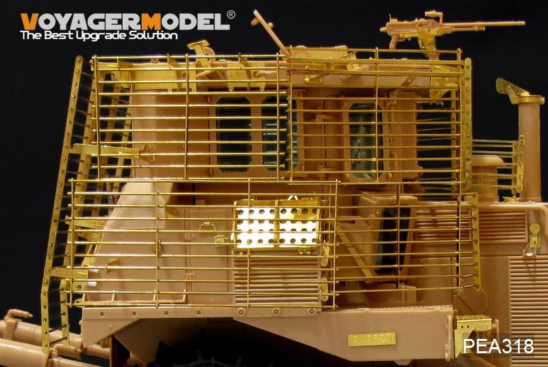 Voyager Model PEA318 Modern IDF D9R Armored BullDozer slat armor (FOR MENG SS-002) 1/35 – image 3