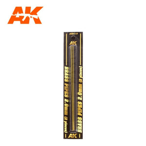 AK Interactive AK9119 BRASS PIPES 2.2MM Ø. 2 UNITS – image 2