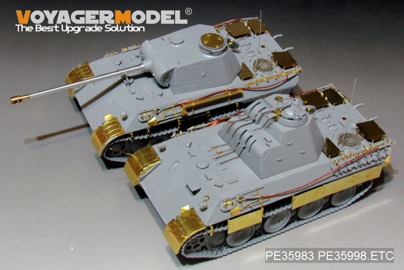 Voyager Model PE35998 WWII German FlaKPanzer V FlaKvierling 20mm MG 151/20 Basic For TAKOM 2105 1/35 – obrázek 13