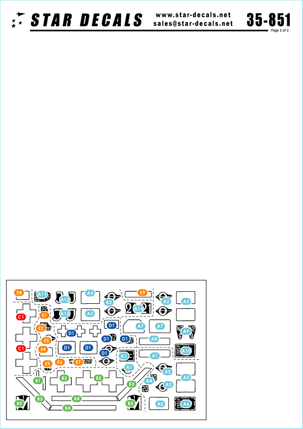 Star Decals 35-851 German 1. Skijäger Division 1/35 – image 2