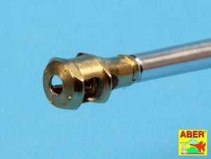 Aber 35L-186 US 76 mm M1A2 barrel with muzzle brake for Sherman M4A3E8 tank 1/35 – imagen 2
