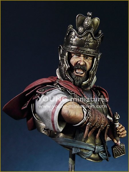 Young Miniatures YH1843 Roman Cavalry Officer- Theilenhofen Germany 2nd C. AD 1/10 – obrázek 6