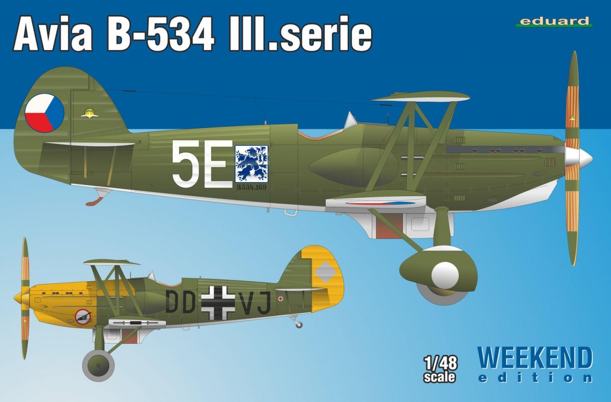 Eduard 8478 Avia B-534 III. series (1/48)
