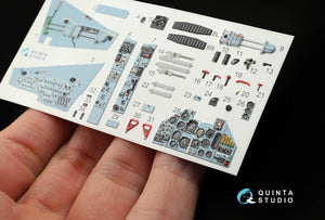Quinta Studio QD32001 Su-25 3D-Printed &amp;amp; colored Interior on decal paper (for Trumpeter kit) 1/32 – Bild 6