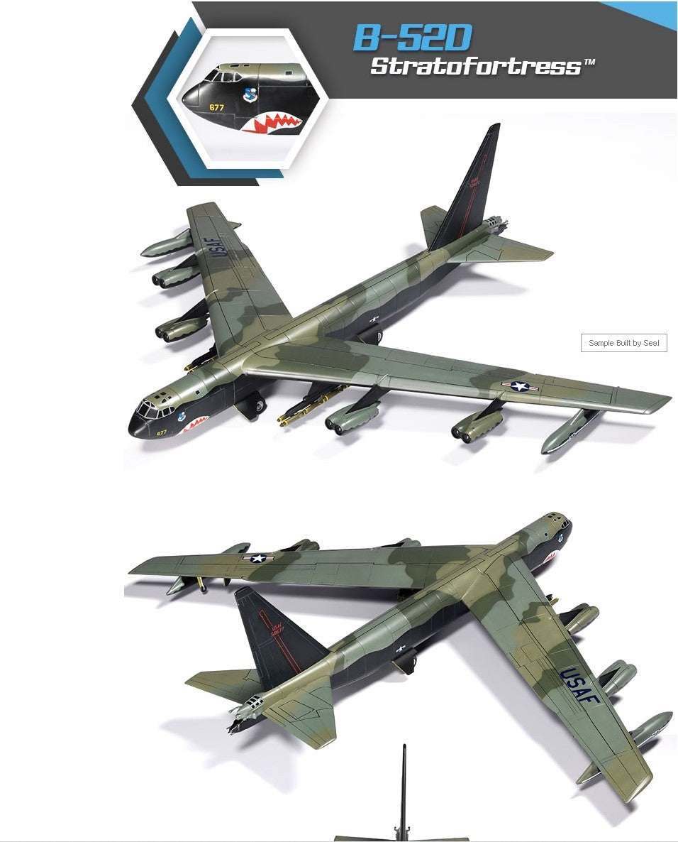 Academy 12632 USAF B-52D Stratofortress 1/144 – obrázek 3
