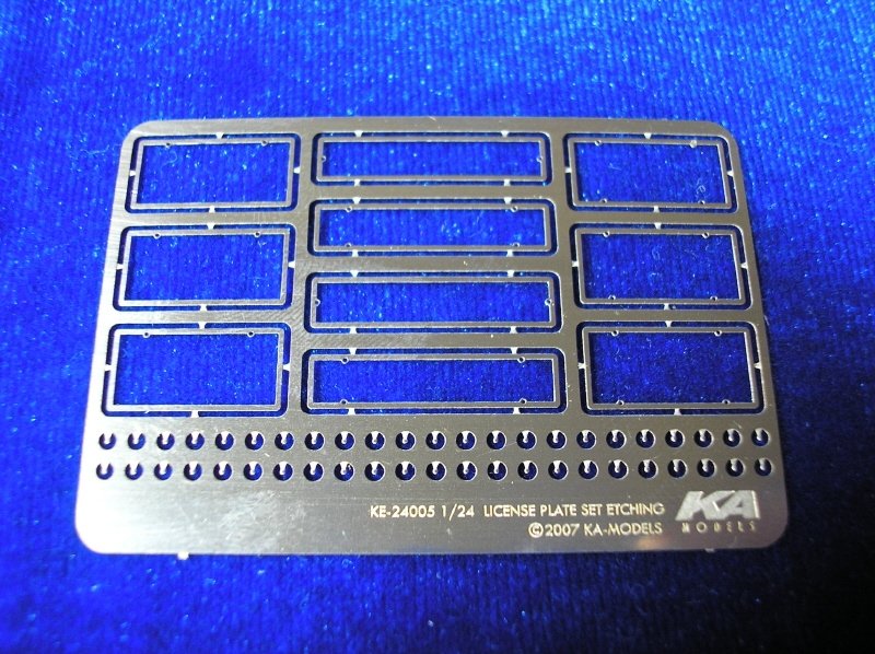KA Models KA-24003 License Plate Etching Set 1/24