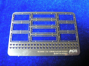 KA Models KA-24003 License Plate Etching Set 1/24