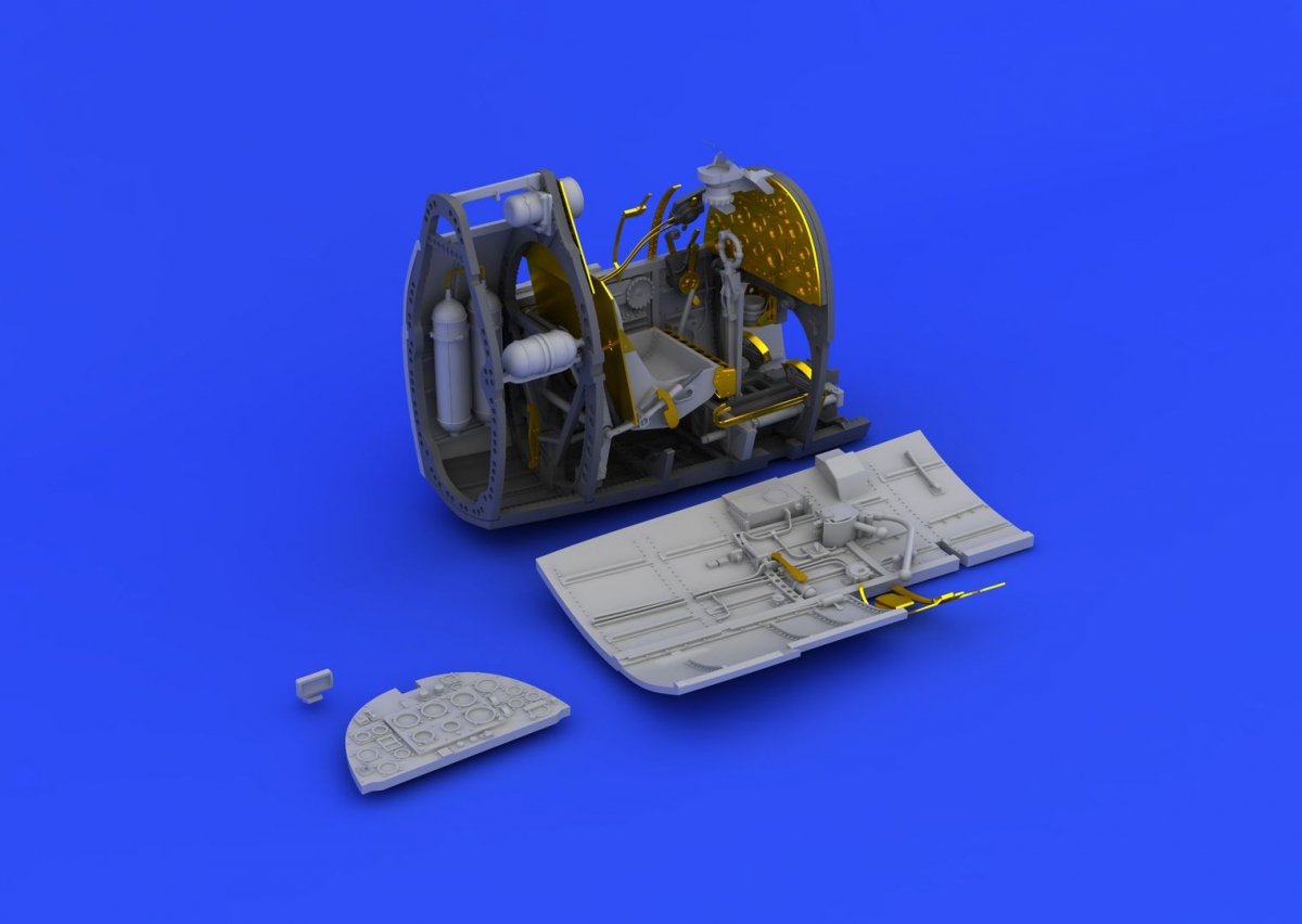 Eduard 648219 Spitfire Mk. I cockpit 1/48 (AIRFIX) – obrázek 3