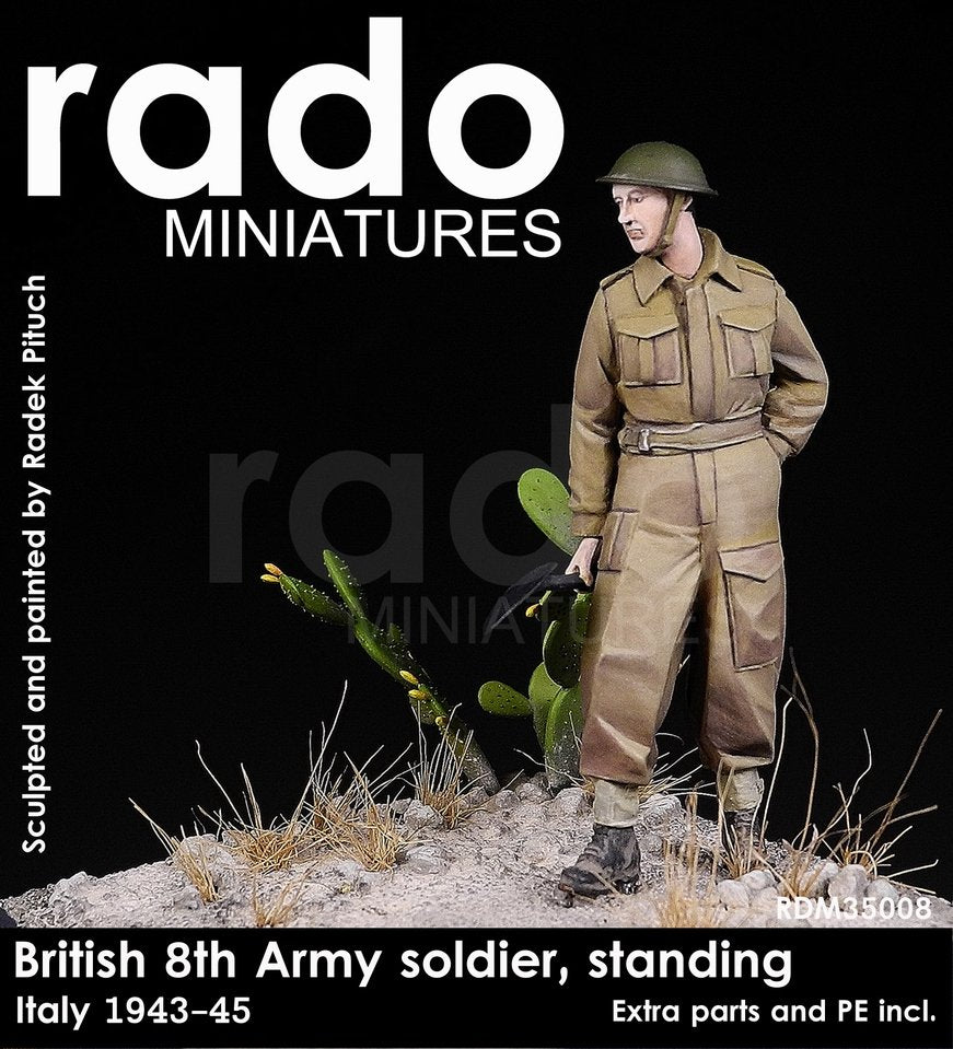RADO Miniatures RDM35008 British 8. Army Italy 1943-45 PE &amp; extra parts included (1/35)