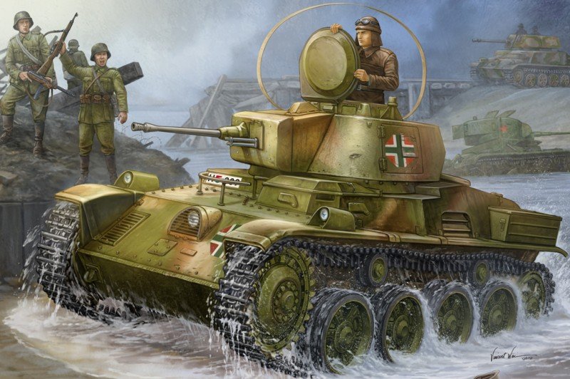Hobby Boss 82477 Hungarian Light Tank 38M Toldi I(A20) 1/35