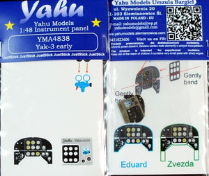 Yahu YMA4838 Yak-3 early (Eduard / Zvezda) 1/48