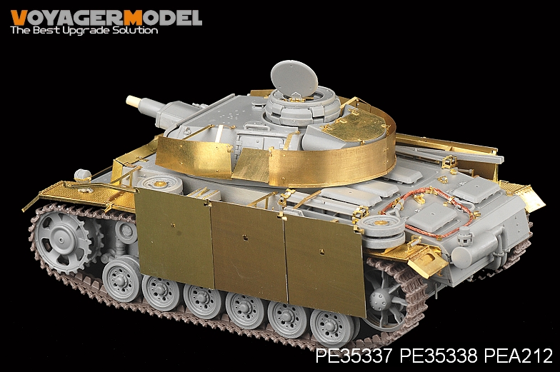 Voyager Model PEA212 WWII German Pz.Kpfw.III Ausf.M/N Additional Armor Pattern 2 (For DRAGON) 1/35 – Bild 2