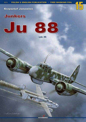 Kagero 3015 Junkers Ju 88 vol.III (without accessories) (no decal) EN/PL