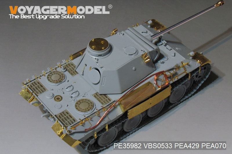 Voyager Model PE35982 WWII German Panther D Tank Early version Basic For TAKOM 2103 1/35 – obrázek 5