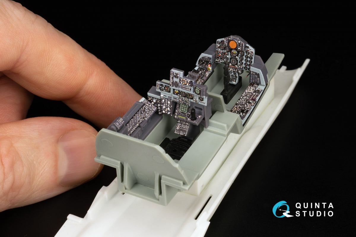 Quinta Studio QD+48486 F-4N Phantom II 3D-Printed &amp;amp; colored Interior on decal paper (Academy) (with 3D-printed resin parts) 1/48 – immagine 15