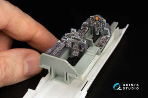 Quinta Studio QD+48486 F-4N Phantom II 3D-Printed &amp;amp; colored Interior on decal paper (Academy) (with 3D-printed resin parts) 1/48 – immagine 15
