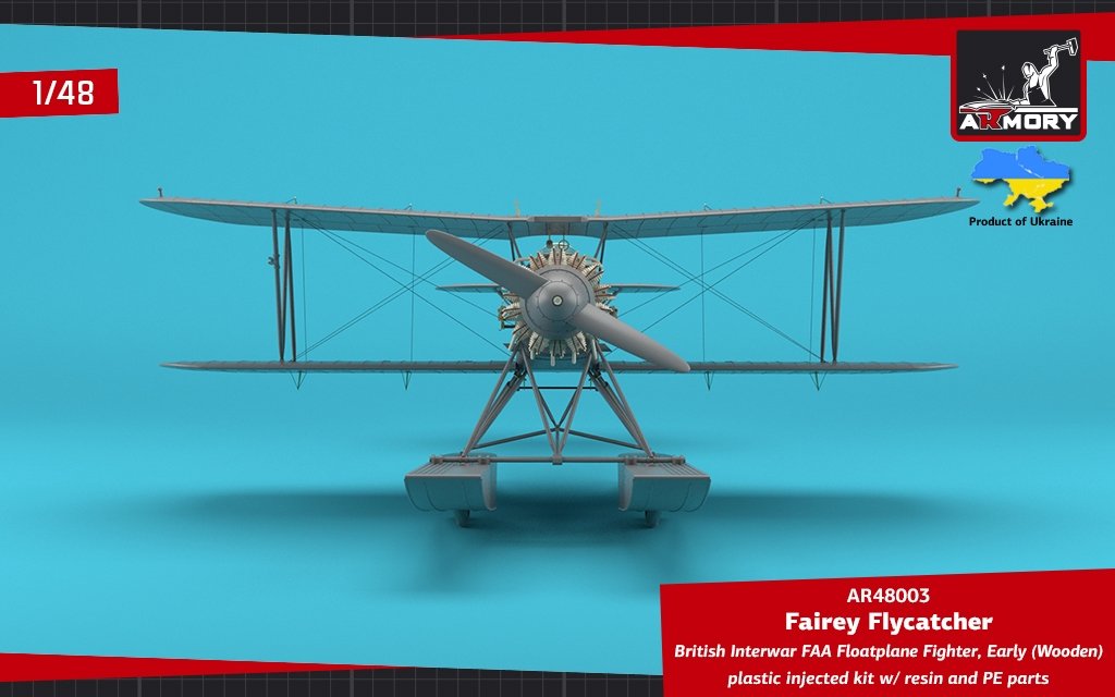 Armory Models 48003 Fairey Flycatcher British FAA Inter-War Floatplane Fighter, on Wooden Floats 1/48 – image 15