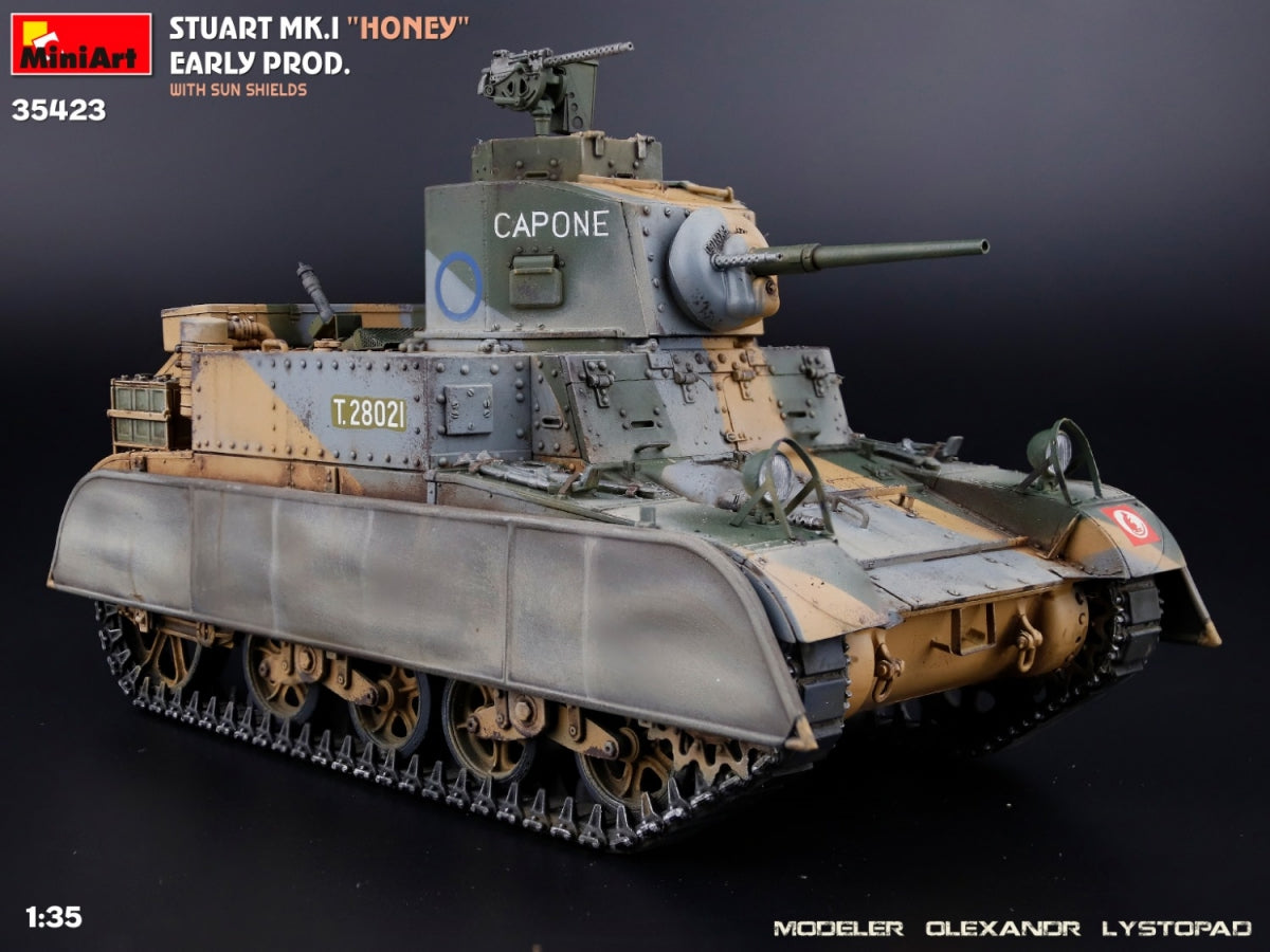 MiniArt 35423 Stuart Mk.I “Honey” Early Production w/Sun Shields 1/35 – image 11