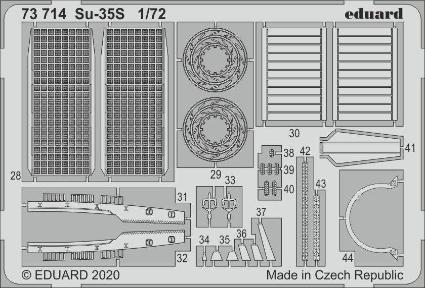Eduard 73714 Su-35S 1/72 GREAT WALL HOBBY – immagine 2