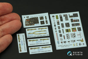 Quinta Studio QD48501 A-26C Invader 3D-Printed &amp;amp; colored Interior on decal paper (ICM) 1/48 – image 4