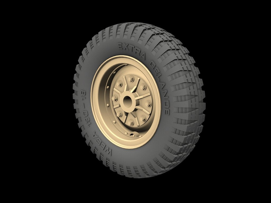 Panzer Art RE35-142 Drive wheels for Sd.Kfz 11 &amp;amp;251 (Gelande Pattern B) 1/35 – obrázek 2