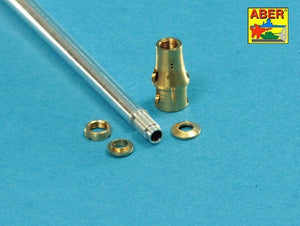 Aber 35L-241 7.5 cm barrel with muzzle brake for Panther Ausf.A (1/35)