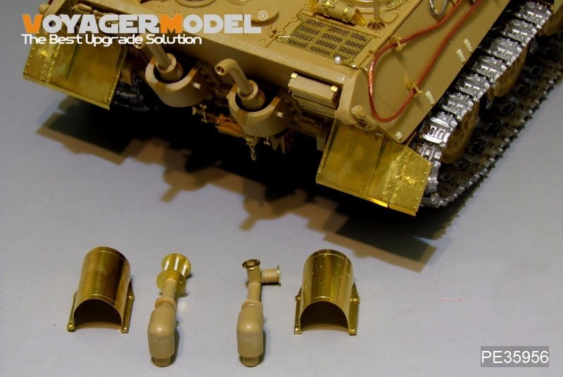 Voyager Model PE35956 WWII German King Tiger (Porsche Turret) For MENG TS-037 1/35 – image 8